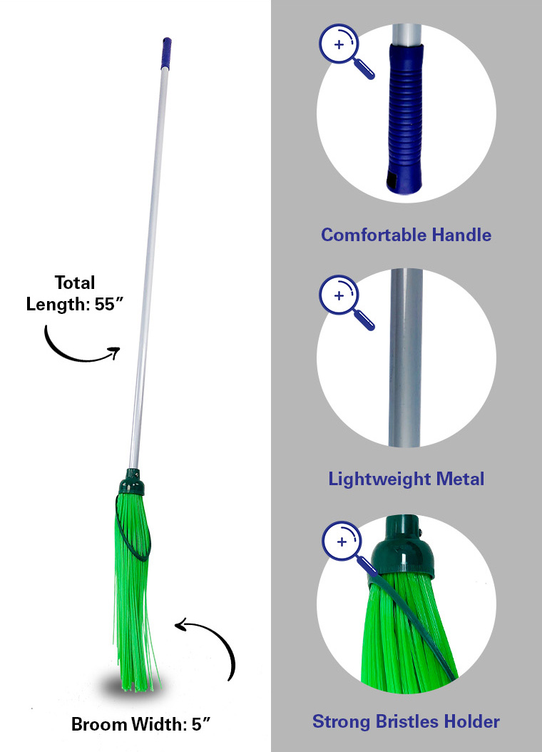 JL Premium AllPurpose Elastik Power Broom 55"